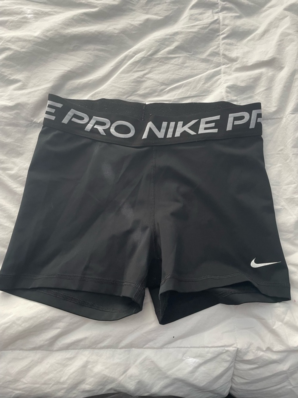 Nike Black Pro High-Waist Training Bike Shorts